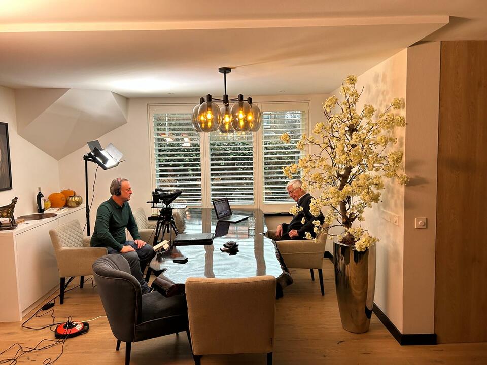 Ko Buijs video opname voor cursus Titaan